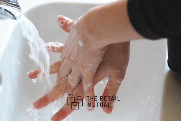 washing hands