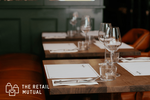 place setting at a restaurant